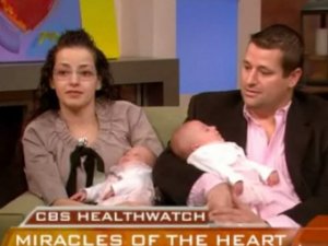 Американка родила двойню после пересадки сердца